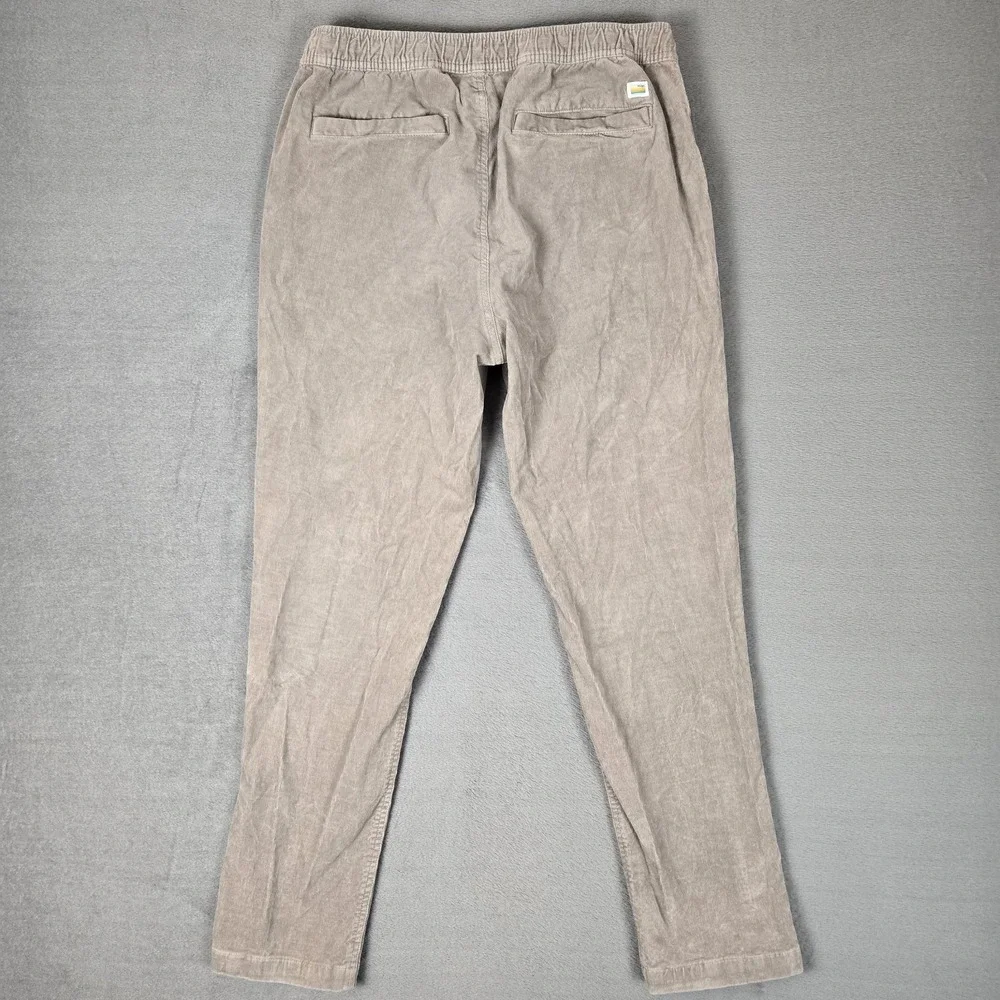 Vuori Optimist Corduroy‎ Pants Mens Large 32x30 Brown Drawstring V440
